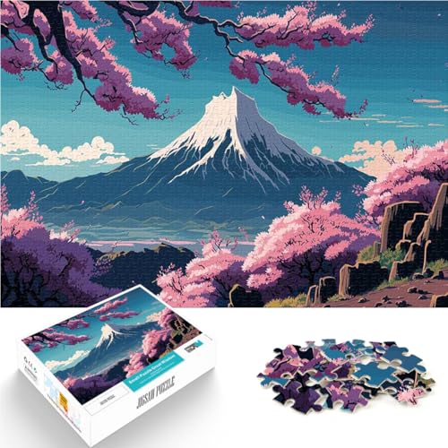 1000-teilige Puzzles für Erwachsene Denkspiel Kirschblüten-Japan-Kunst Jedes Stück ist einzigartig – Anspruchsvolles Familienspiel38x26cm 1000-teilige Puzzles für Erwachsene Denkspiel Kirschblüten-Japan-Kunst Jedes Stück ist einzigartig – Anspruchsvolles Familienspiel38x26cm von AITEXI