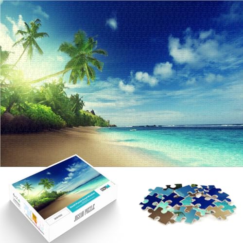 1000-teilige Puzzles für Erwachsene Denkspiel Ozean Tropisch Strand Sand Lustige Aktivitäten für zu Hause, Geburtstagsgeschenk, Reisegeschenk,38x26cm 1000-teilige Puzzles für Erwachsene Denkspiel Ozean Tropisch Strand Sand Lustige Aktivitäten für zu Hause, Geburtstagsgeschenk, Reisegeschenk,38x26cm von AITEXI