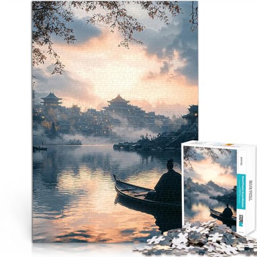 1000-teilige Puzzles für Erwachsene Denkspiel Ruhiges asiatisches Stadtbild Jedes Stück ist einzigartig – Anspruchsvolles Familienspiel75x50cm 1000-teilige Puzzles für Erwachsene Denkspiel Ruhiges asiatisches Stadtbild Jedes Stück ist einzigartig – Anspruchsvolles Familienspiel75x50cm von AITEXI