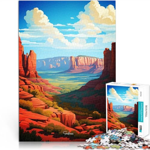 2000-teilige Puzzles für Erwachsene Denkspiel Sedona Landschaftsölgemälde Wanddekoration Einzigartige Geburtstags- und Weihnachtsgeschenke70x100cm 2000-teilige Puzzles für Erwachsene Denkspiel Sedona Landschaftsölgemälde Wanddekoration Einzigartige Geburtstags- und Weihnachtsgeschenke70x100cm von AITEXI