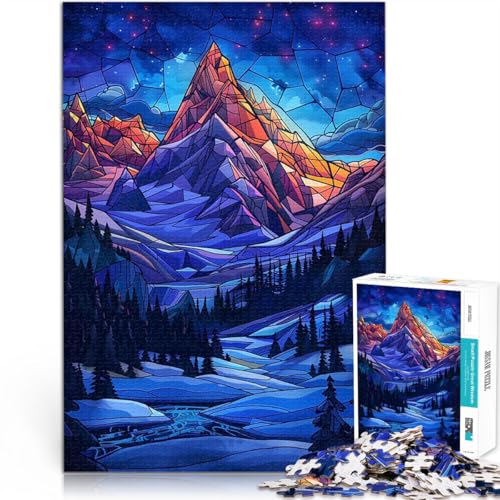 1000-teilige Puzzles für Erwachsene Familienspiel für und Pracht der schneebedeckten Berge Geburtstagsgeschenk, Geschenke, Wandkunst52x38cm 1000-teilige Puzzles für Erwachsene Familienspiel für und Pracht der schneebedeckten Berge Geburtstagsgeschenk, Geschenke, Wandkunst52x38cm von AITEXI