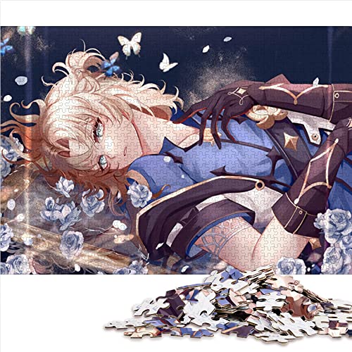 1000-teilige Puzzles für Erwachsene Genshin Impact Albedo lustige Puzzles aus recyceltem Karton 10,27 x 14,96 Zoll von AITEXI
