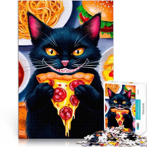 2000-teilige Puzzles für Erwachsene Geschenke zum Suchbegriff: Herausfordernde Spiele Katzenpizza Geburtstagsgeschenk70x100cm von AITEXI