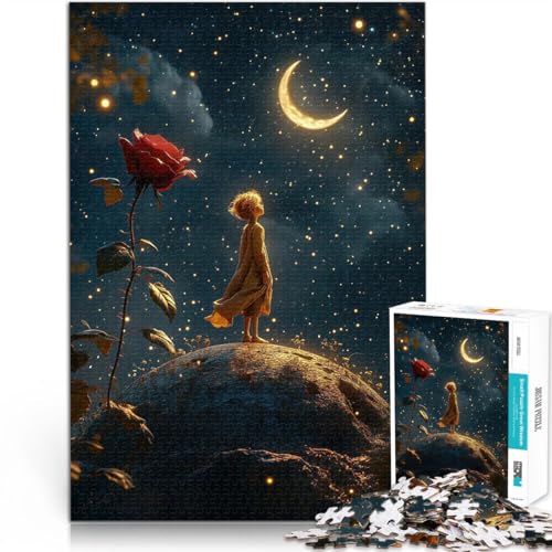 1000-teilige Puzzles für Erwachsene Lernspiel-Herausforderungsspielzeug Der kleine Prinz unter den Sternen Eltern-Kind-Interaktion52x38cm 1000-teilige Puzzles für Erwachsene Lernspiel-Herausforderungsspielzeug Der kleine Prinz unter den Sternen Eltern-Kind-Interaktion52x38cm von AITEXI