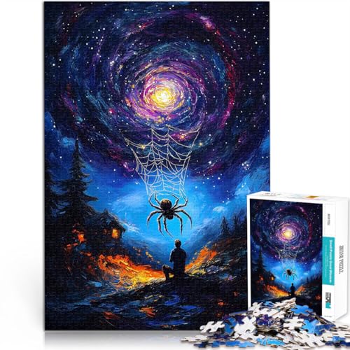 1000-teilige Puzzles für Erwachsene Lernspiel-Herausforderungsspielzeug Die Spinne und die Galaxie Lernspiel für Geburtstag, Weihnachten75x50cm 1000-teilige Puzzles für Erwachsene Lernspiel-Herausforderungsspielzeug Die Spinne und die Galaxie Lernspiel für Geburtstag, Weihnachten75x50cm von AITEXI