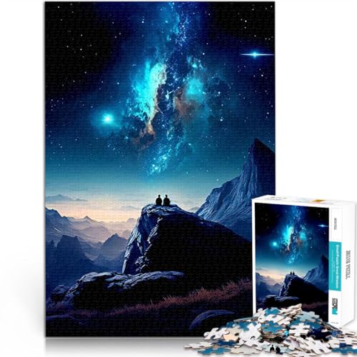 1000-teilige Puzzles für Erwachsene Lernspiele DIY Spielzeug Fantasielandschaft eignet ganze Familie75x50cm von AITEXI