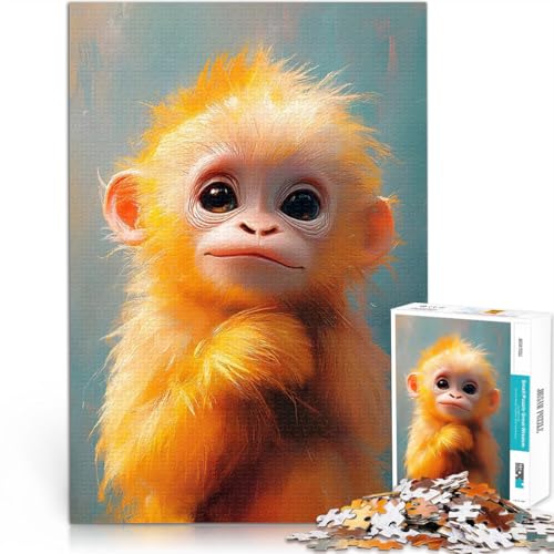 1000-teilige Puzzles für Erwachsene Lernspiele DIY Spielzeug Niedliches Affenporträt Lernspiel für Geburtstag, Weihnachten75x50cm 1000-teilige Puzzles für Erwachsene Lernspiele DIY Spielzeug Niedliches Affenporträt Lernspiel für Geburtstag, Weihnachten75x50cm von AITEXI