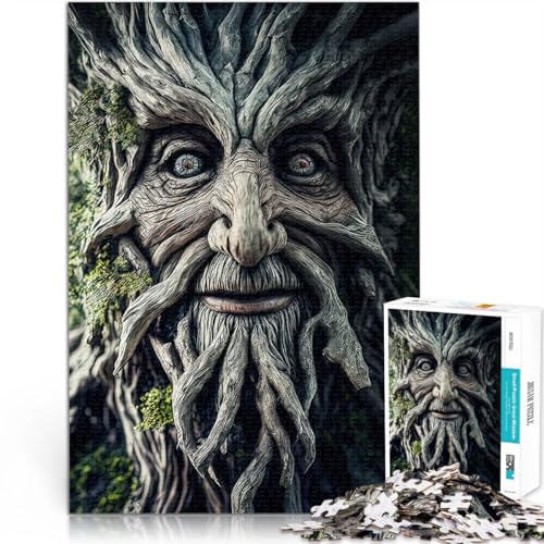 2000-teilige Puzzles für Erwachsene Pädagogisches Spielzeug zum Stressabbau Baumelementarmenmensch Wanddekoration70x100cm von AITEXI