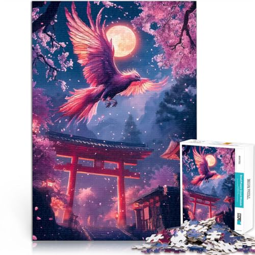 1000-teilige Puzzles für Erwachsene Quizspiel Phönix in der Kirschblütennacht Lustige Aktivitäten für zu Hause, Geburtstagsgeschenk, Reisegeschenk,52x38cm 1000-teilige Puzzles für Erwachsene Quizspiel Phönix in der Kirschblütennacht Lustige Aktivitäten für zu Hause, Geburtstagsgeschenk, Reisegeschenk,52x38cm von AITEXI
