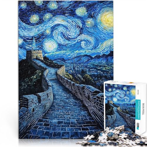 1000-teilige Puzzles für Erwachsene Quizspiel Sternennacht der Chinesischen Mauer Jedes Stück ist einzigartig – Anspruchsvolles Familienspiel75x50cm 1000-teilige Puzzles für Erwachsene Quizspiel Sternennacht der Chinesischen Mauer Jedes Stück ist einzigartig – Anspruchsvolles Familienspiel75x50cm von AITEXI