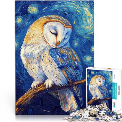 1000-teilige Puzzles für Erwachsene Spiele Spielzeug Geschenk Eule in der Sternennacht Die Liebe zwischen Paaren stärken52x38cm 1000-teilige Puzzles für Erwachsene Spiele Spielzeug Geschenk Eule in der Sternennacht Die Liebe zwischen Paaren stärken52x38cm von AITEXI