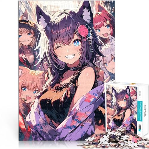 1000-teilige Puzzles für Erwachsene Spielzeug-Intellektuelles Spiel Anime-Stadtparty Lernspiel für Geburtstag, Weihnachten38x26cm 1000-teilige Puzzles für Erwachsene Spielzeug-Intellektuelles Spiel Anime-Stadtparty Lernspiel für Geburtstag, Weihnachten38x26cm von AITEXI