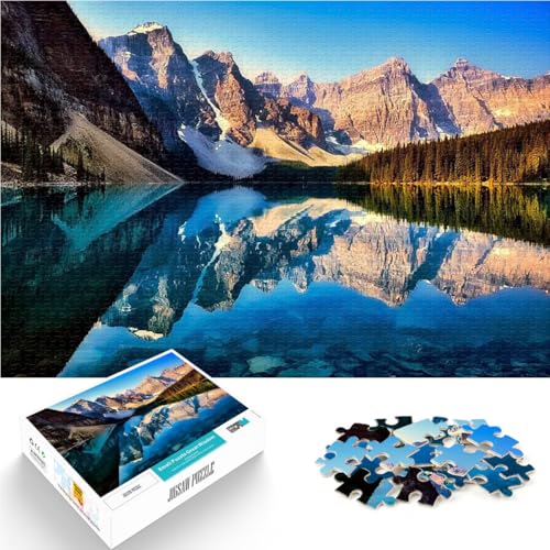 1000-teilige Puzzles für Erwachsene Spielzeug-Intellektuelles Spiel Der See spiegelt Sich in den Bergen Wohnkunstdekor38x26cm 1000-teilige Puzzles für Erwachsene Spielzeug-Intellektuelles Spiel Der See spiegelt Sich in den Bergen Wohnkunstdekor38x26cm von AITEXI