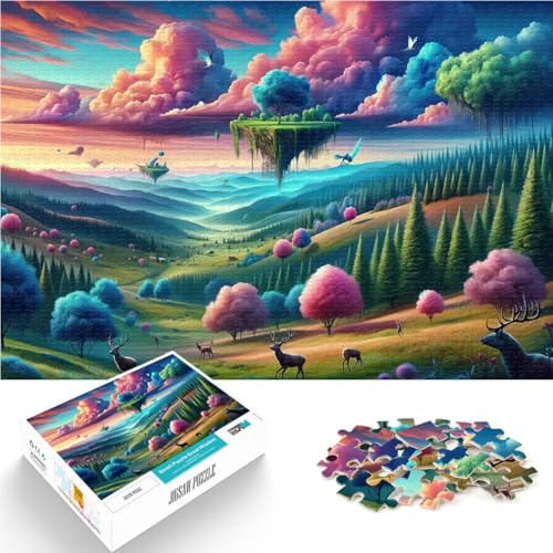 1000-teilige Puzzles für Erwachsene Spielzeug-Intellektuelles Spiel Roaring Stags Reise 6 Geburtstagsgeschenk, Geschenke, Wandkunst38x26cm 1000-teilige Puzzles für Erwachsene Spielzeug-Intellektuelles Spiel Roaring Stags Reise 6 Geburtstagsgeschenk, Geschenke, Wandkunst38x26cm von AITEXI