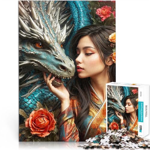 1000-teilige Puzzles für Erwachsene Spielzeug Lernspiele Stressabbau Drachenumarmung Lernspiel für Geburtstag, Weihnachten75x50cm 1000-teilige Puzzles für Erwachsene Spielzeug Lernspiele Stressabbau Drachenumarmung Lernspiel für Geburtstag, Weihnachten75x50cm von AITEXI