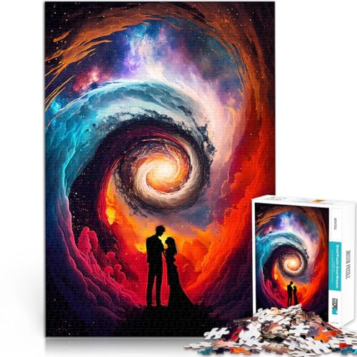 1000-teilige Puzzles für Erwachsene Spielzeug Lernspiele Stressabbau Interstellare Liebesgeschichte Geburtstagsgeschenk52x38cm von AITEXI