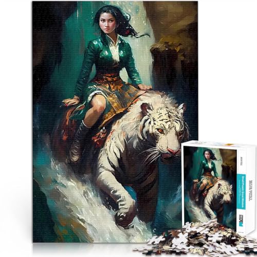 2000-teilige Puzzles für Erwachsene Spielzeug Lernspiele Stressabbau Ölgemälde Einer Prinzessin Geburtstagsgeschenk, Geschenke70x100cm von AITEXI