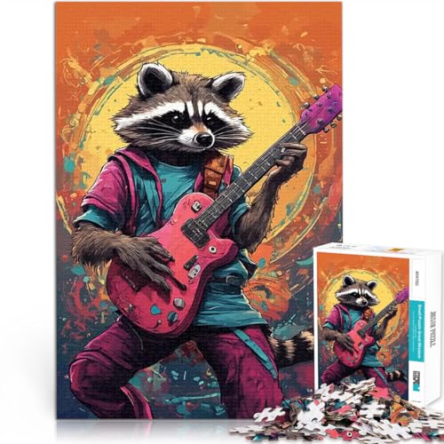 1000-teilige Puzzles für Erwachsene Stressabbau-Spielzeug Astronaut Racoon Musik Jedes Stück ist einzigartig – Anspruchsvolles Familienspiel52x38cm 1000-teilige Puzzles für Erwachsene Stressabbau-Spielzeug Astronaut Racoon Musik Jedes Stück ist einzigartig – Anspruchsvolles Familienspiel52x38cm von AITEXI