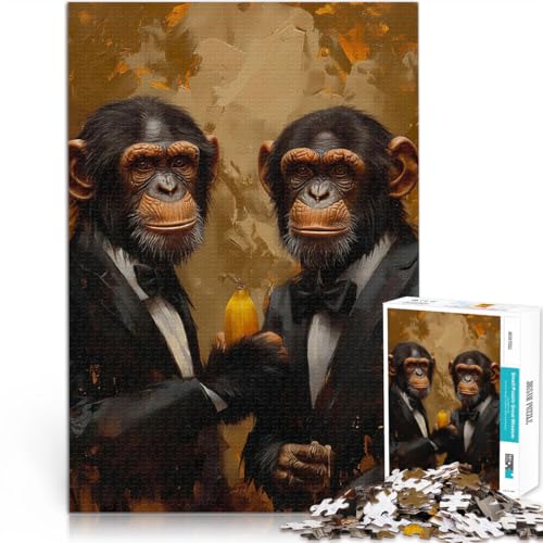 1000-teilige Puzzles für Erwachsene Trainieren Sie Ihr Gehirn und Ihre Hände Affen mit Banane Tolle Geschenke und Spielzeuge75x50cm 1000-teilige Puzzles für Erwachsene Trainieren Sie Ihr Gehirn und Ihre Hände Affen mit Banane Tolle Geschenke und Spielzeuge75x50cm von AITEXI