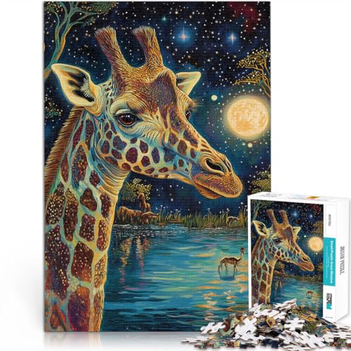1000-teilige Puzzles für Erwachsene für Lernspiel-Herausforderungsspielzeug Giraffe ausmalen Künstlersammlung, Bildende Kunst70x100cm 1000-teilige Puzzles für Erwachsene für Lernspiel-Herausforderungsspielzeug Giraffe ausmalen Künstlersammlung, Bildende Kunst70x100cm von AITEXI