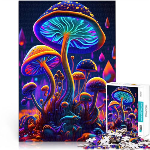 1000-teilige Puzzles für Erwachsene lustige Spiele für die ganze Familie Trippy Pilze 1 Die Liebe zwischen Paaren stärken52x38cm 1000-teilige Puzzles für Erwachsene lustige Spiele für die ganze Familie Trippy Pilze 1 Die Liebe zwischen Paaren stärken52x38cm von AITEXI