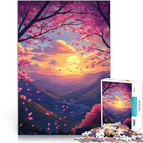 1000-teilige Puzzles für Erwachsene pädagogische Herausforderung Sonnenuntergang Berglandschaft Künstlersammlung, Bildende Kunst52x38cm 1000-teilige Puzzles für Erwachsene pädagogische Herausforderung Sonnenuntergang Berglandschaft Künstlersammlung, Bildende Kunst52x38cm von AITEXI