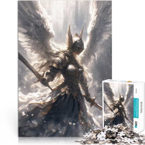 1000-teilige Puzzles für Teenager Dekomprimierendes intellektuelles Lernspielzeug Walküre der Lüfte Heimdekoration Spielzeug38x26cm von AITEXI