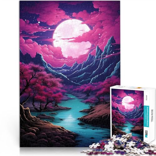 1000-teilige Puzzles für Teenager Denkspiel Kirschblüten-Japan-Kunst Jedes Stück ist einzigartig – Anspruchsvolles Familienspiel70x100cm 1000-teilige Puzzles für Teenager Denkspiel Kirschblüten-Japan-Kunst Jedes Stück ist einzigartig – Anspruchsvolles Familienspiel70x100cm von AITEXI
