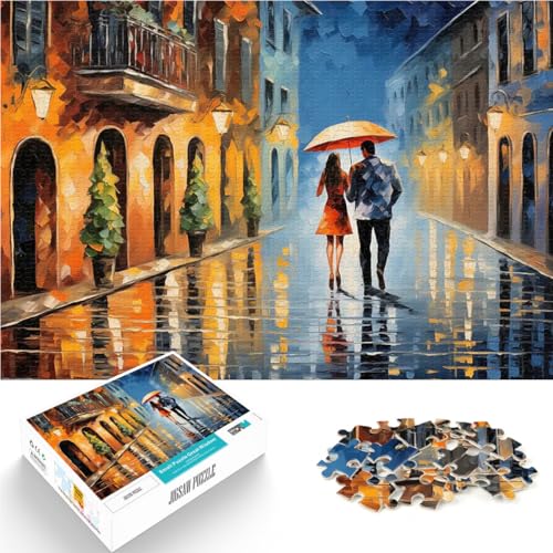 1000-teilige Puzzles für Teenager Denkspiel Ölgemälde eines Dating-Paares Jedes Stück ist einzigartig – Anspruchsvolles Familienspiel52x38cm 1000-teilige Puzzles für Teenager Denkspiel Ölgemälde eines Dating-Paares Jedes Stück ist einzigartig – Anspruchsvolles Familienspiel52x38cm von AITEXI