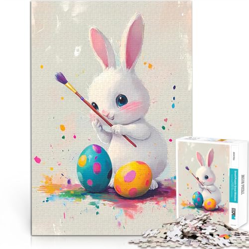 1000-teilige Puzzles für Teenager Familienspaß Niedlicher Osterhase, der Eier bemalt Tolle Geschenke und Spielzeuge38x26cm 1000-teilige Puzzles für Teenager Familienspaß Niedlicher Osterhase, der Eier bemalt Tolle Geschenke und Spielzeuge38x26cm von AITEXI