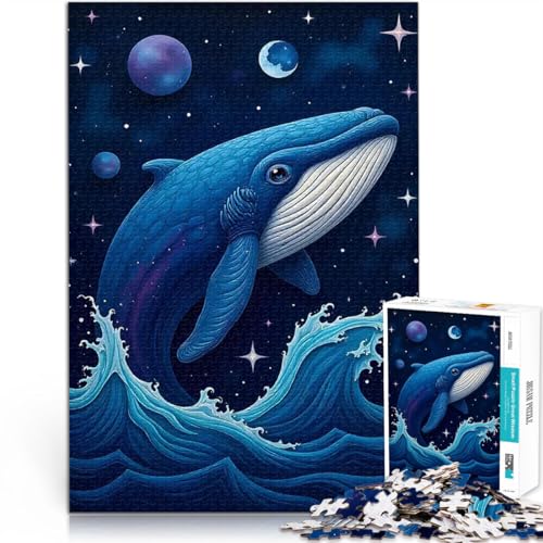 1000-teilige Puzzles für Teenager Familienspiel zum Stressabbau, schwierige Herausforderung Wal im Weltraum Gutes Geschenk52x38cm 1000-teilige Puzzles für Teenager Familienspiel zum Stressabbau, schwierige Herausforderung Wal im Weltraum Gutes Geschenk52x38cm von AITEXI