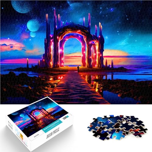 1000-teilige Puzzles für Teenager Geschenke zum Suchbegriff: Herausfordernde Spiele Fantasielandschaft Geburtstagsgeschenk52x38cm von AITEXI