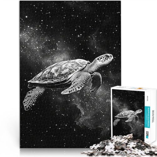 1000-teilige Puzzles für Teenager Herausforderndes Spiel Meeresschildkröte im Weltraum Lernspiel für Geburtstag, Weihnachten38x26cm 1000-teilige Puzzles für Teenager Herausforderndes Spiel Meeresschildkröte im Weltraum Lernspiel für Geburtstag, Weihnachten38x26cm von AITEXI