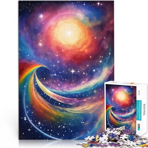 1000-teilige Puzzles für Teenager Herausforderndes Spielspielzeug Kosmischer Regenbogennebel Wunschliste mit dem Weihnachtsmann52x38cm 1000-teilige Puzzles für Teenager Herausforderndes Spielspielzeug Kosmischer Regenbogennebel Wunschliste mit dem Weihnachtsmann52x38cm von AITEXI