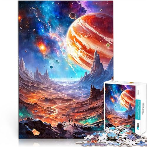 2000-teilige Puzzles für Teenager Intellektuelles Spiel Digitale Weltraummalerei einzigartiges Herausforderungsspiel70x100cm von AITEXI