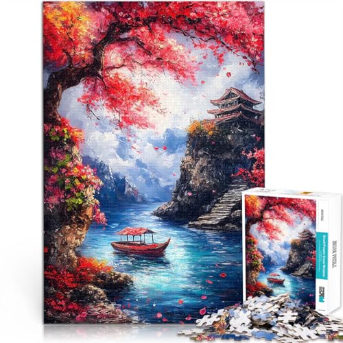1000-teilige Puzzles für Teenager Intellektuelles Spiel Japanische Pagodenlandschaft Geeignet für die Schreibtischdekoration75x50cm 1000-teilige Puzzles für Teenager Intellektuelles Spiel Japanische Pagodenlandschaft Geeignet für die Schreibtischdekoration75x50cm von AITEXI