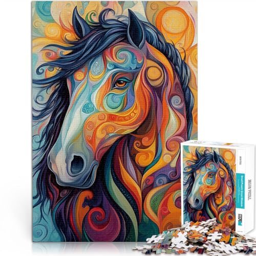 1000-teilige Puzzles für Teenager Lernspiele DIY Spielzeug künstlerisches Avatarpferd Künstlersammlung, Bildende Kunst70x100cm 1000-teilige Puzzles für Teenager Lernspiele DIY Spielzeug künstlerisches Avatarpferd Künstlersammlung, Bildende Kunst70x100cm von AITEXI