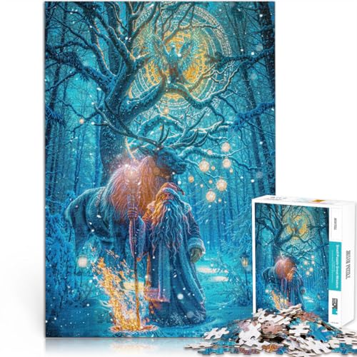 1000-teilige Puzzles für Teenager Lustige Spiele Winterwaldzauber mit dem Weihnachtsmann einzigartiges Herausforderungsspiel52x38cm 1000-teilige Puzzles für Teenager Lustige Spiele Winterwaldzauber mit dem Weihnachtsmann einzigartiges Herausforderungsspiel52x38cm von AITEXI