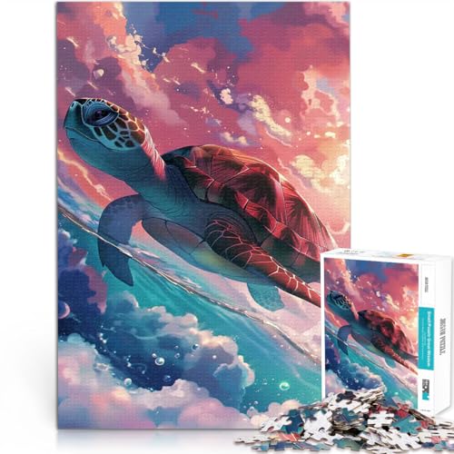 1000-teilige Puzzles für Teenager Pädagogisches Spielzeug zum Stressabbau Schildkröten-Gelassenheit für Heimdekoration38x26cm 1000-teilige Puzzles für Teenager Pädagogisches Spielzeug zum Stressabbau Schildkröten-Gelassenheit für Heimdekoration38x26cm von AITEXI