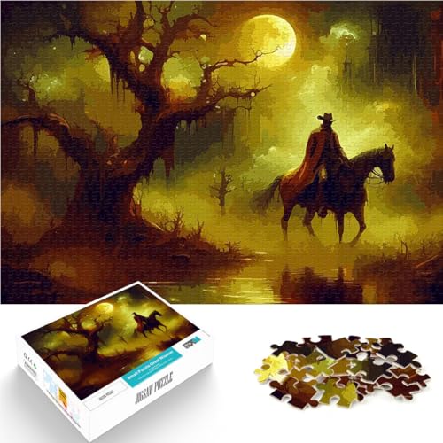 1000-teilige Puzzles für Teenager Quizspiel Einsamer Reiter in einem mystischen Wald Geschenke für Freunde und Familie38x26cm 1000-teilige Puzzles für Teenager Quizspiel Einsamer Reiter in einem mystischen Wald Geschenke für Freunde und Familie38x26cm von AITEXI