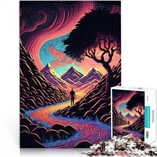 1000-teilige Puzzles für Teenager Spiele Spielzeug Geschenk Eine leuchtende Wellenlandschaft Lernspiel für Geburtstag, Weihnachten75x50cm 1000-teilige Puzzles für Teenager Spiele Spielzeug Geschenk Eine leuchtende Wellenlandschaft Lernspiel für Geburtstag, Weihnachten75x50cm von AITEXI