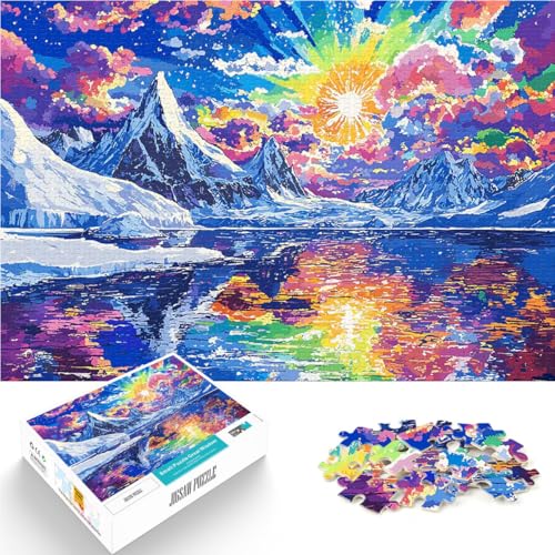 1000-teilige Puzzles für Teenager Spielzeug-Intellektuelles Spiel Sonnenuntergang am Regenbogenberg Geschenkideen70x100cm 1000-teilige Puzzles für Teenager Spielzeug-Intellektuelles Spiel Sonnenuntergang am Regenbogenberg Geschenkideen70x100cm von AITEXI
