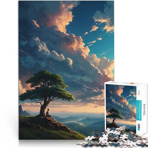1000-teilige Puzzles für Teenager Spielzeug Lernspiele Stressabbau Einsamer Blick auf die Berge Lernspiel für Geburtstag, Weihnachten75x50cm 1000-teilige Puzzles für Teenager Spielzeug Lernspiele Stressabbau Einsamer Blick auf die Berge Lernspiel für Geburtstag, Weihnachten75x50cm von AITEXI