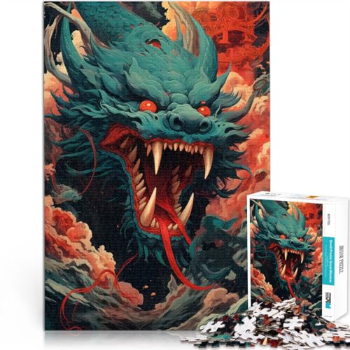 1000-teilige Puzzles für Teenager Trainieren Sie Ihr Gehirn und Ihre Hände Drachen chinesisch Geeignet für die Schreibtischdekoration38x26cm 1000-teilige Puzzles für Teenager Trainieren Sie Ihr Gehirn und Ihre Hände Drachen chinesisch Geeignet für die Schreibtischdekoration38x26cm von AITEXI