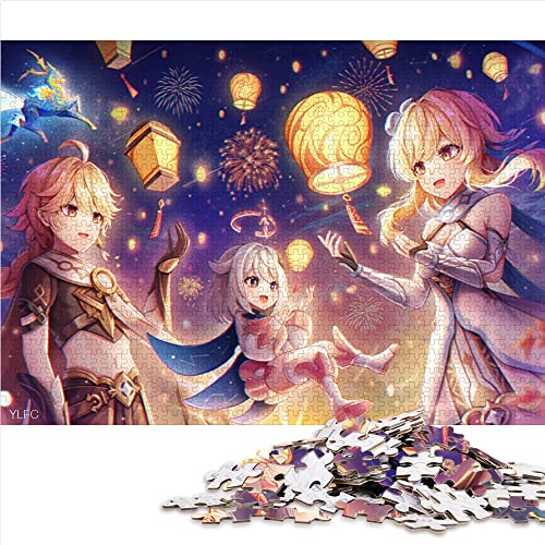 1000-teiliges Puzzle für Erwachsene, Genshin Impact Aether, Premium-Karton, präzises Zusammenstecken, Spaß bei Aktivitäten zu Hause, Geburtstagsgeschenk, Reisegeschenke, 26 x 38 cm 1000-teiliges Puzzle für Erwachsene, Genshin Impact Aether, Premium-Karton, präzises Zusammenstecken, Spaß bei Aktivitäten zu Hause, Geburtstagsgeschenk, Reisegeschenke, 26 x 38 cm von AITEXI
