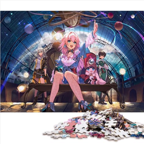 1000-teiliges Puzzle für Erwachsene, Honkai Star Rail, Holzpuzzle, Entspannungspuzzle, Spiele, 50 x 75 cm 1000-teiliges Puzzle für Erwachsene, Honkai Star Rail, Holzpuzzle, Entspannungspuzzle, Spiele, 50 x 75 cm von AITEXI