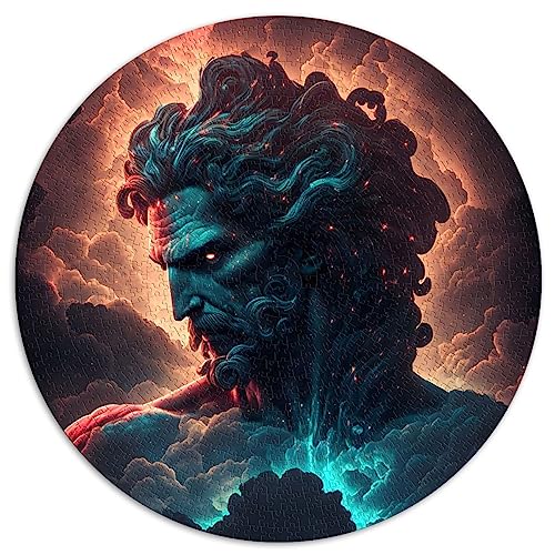 1000-teiliges Puzzle für Erwachsene, ätherisches Wassermann-Kugelpuzzle, recycelter Karton, 26,5 x 26,5 Zoll von AITEXI