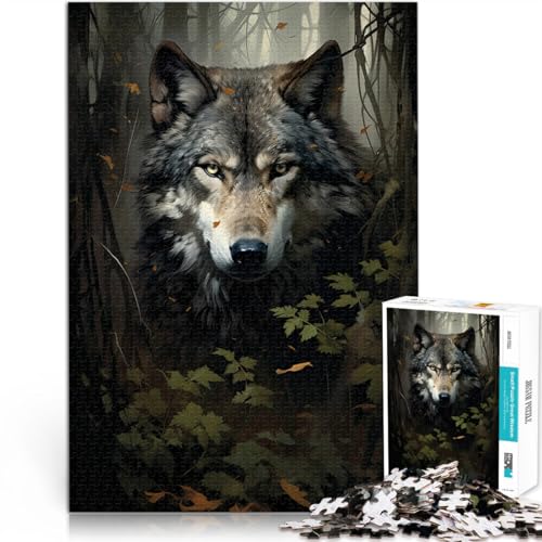 1000-teiliges Puzzle für Erwachsene Anspruchsvoll, Aber lustig und humorvoll Wolf Art Geburtstagsgeschenk, Geschenke, Wandkunst38x26cm 1000-teiliges Puzzle für Erwachsene Anspruchsvoll, Aber lustig und humorvoll Wolf Art Geburtstagsgeschenk, Geschenke, Wandkunst38x26cm von AITEXI