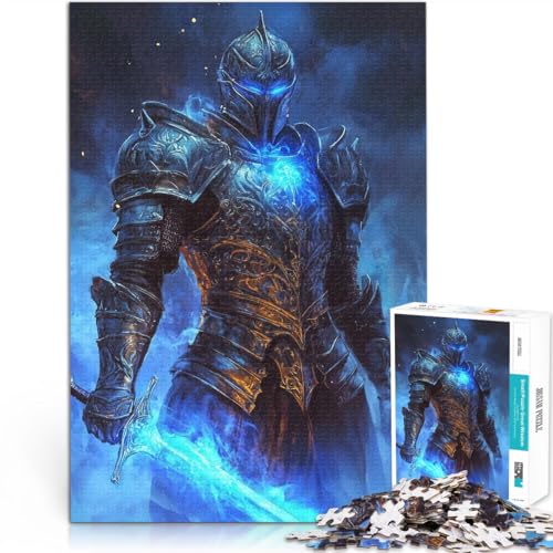 1000-teiliges Puzzle für Erwachsene Anspruchsvolles Spiel und Familienspaß Blitzritter Geburtstagsgeschenk, Geschenke, Wandkunst52x38cm von AITEXI