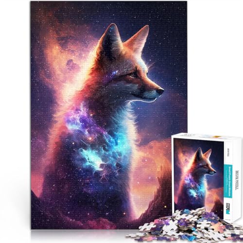 1000-teiliges Puzzle für Erwachsene Anspruchsvolles Spiel und Familienspaß Galaxie-Fuchs Lernspiel für Geburtstag, Weihnachten52x38cm von AITEXI